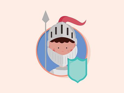 Soldier character concept flat illustration people