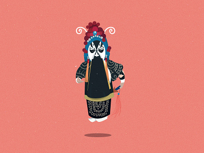 China opera character china graphic illustration opera