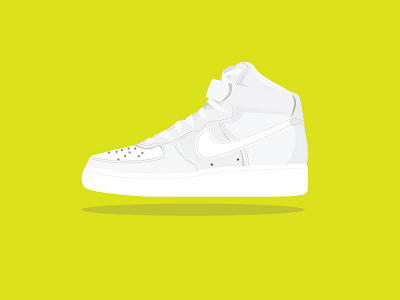 Nike Air Force graphic icon illustration shoes small icon