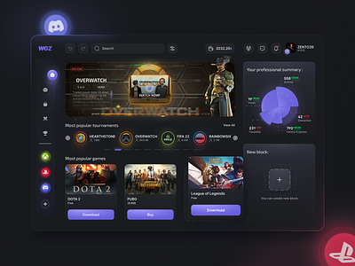 World of Game  Online Games Website by Nguyen Duc Nam Cuong ✪ on Dribbble