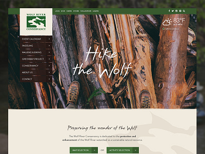 Wolf Concept nature outdoors parallax