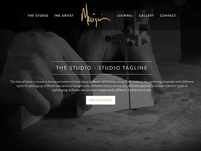 Local Studio Concept background video homepage sticky