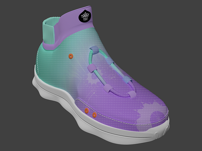 Shoe blender3d design fabric fabric design shoes