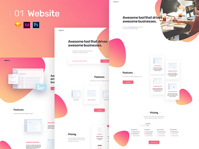 Business Landing page design