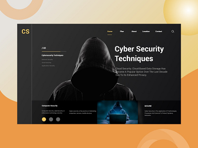 Cyber Security Landing Page