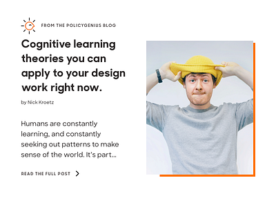 Cognitive Learning Theories for UX Designers