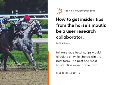 How to get insider tips from the horse’s mouth blog interviewing product management user experience research user research user test