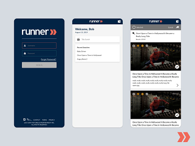 Runner Mobile Responsive