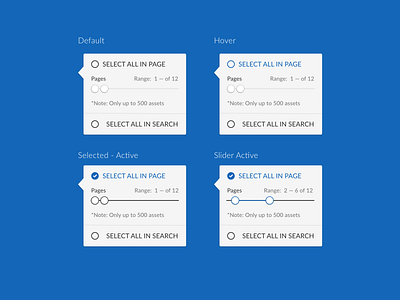 Select All Popover app branding design flat graphicdesign minimal ui ux web website