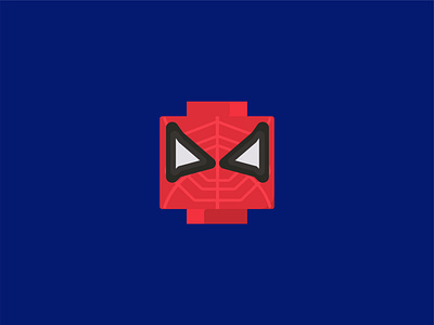 Lego Spider-Man design flat graphicdesign icon iconography illustration pantone vector