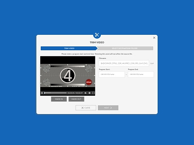 Trim Video Modal