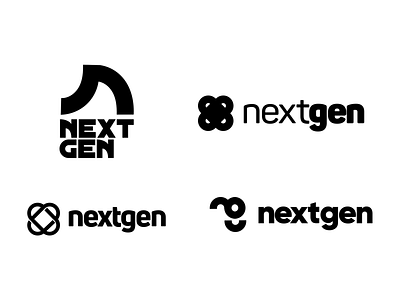 Next Gen Logos 3 branding design flat icon iconography illustration logo minimal ux vector