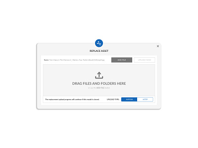Replace Asset Modal
