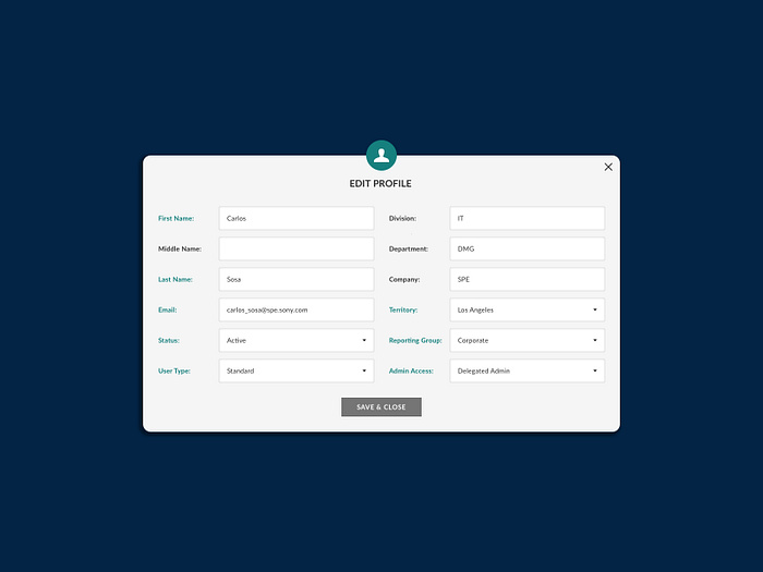 Browse thousands of Profile Modal images for design inspiration | Dribbble