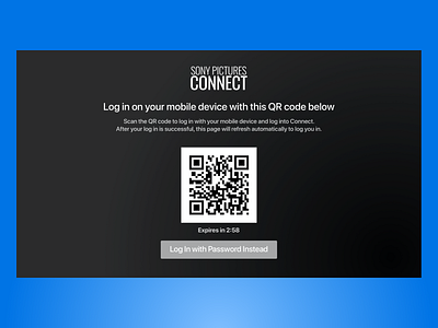 TV OS QR Code app appletv branding design iconography illustration logo tvos tvui ui ux vector web