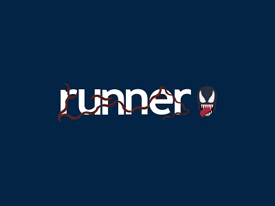 Venom Theme app branding illustration logo vector