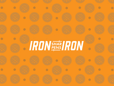 Iron Sharpens Iron Texture Pattern graphicdesign illustration logo pattern