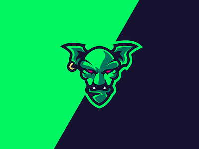 Goblin design esports logo mascot logo