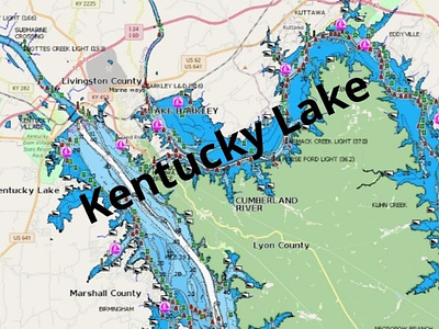 kentucky lake map wood        <h3 class=