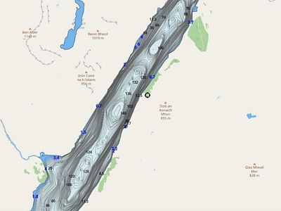 Loch Ericht nautical chart