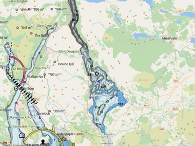 Loch Lomond nautical chart