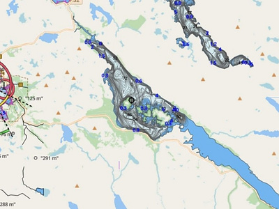 Loch Maree nautical chart