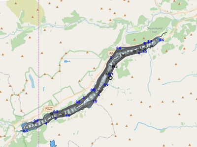 Loch Tay nautical chart