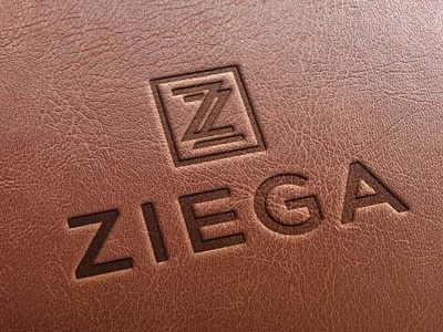 Ziega Leather Goods Branding