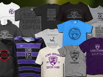 Team Gear apparel branding business design graphic logo shirt sport team website