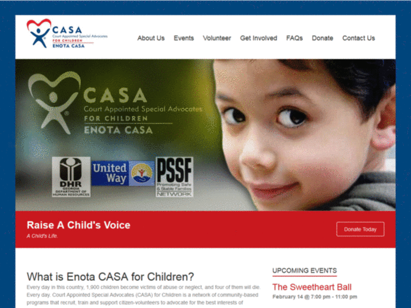 Enotah Casa branding business graphic mobile responsive seo webpage website wordpress