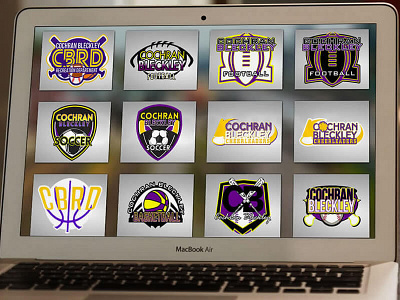 CBRD baseball basketball branding design football graphic logo rec soccer sports team