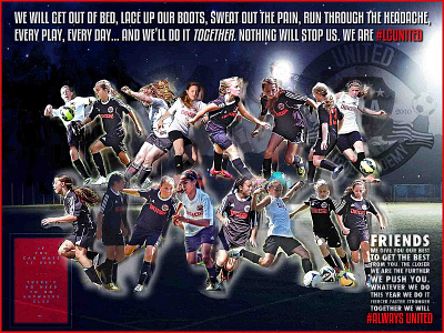 United art design futbol graphic print shield soccer sports team wallpaper