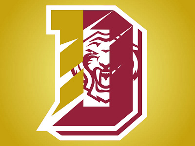 Tigers DC Logo 1 branding design logo mascot school sports