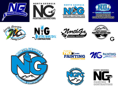 NGPC branding graphic logo paint
