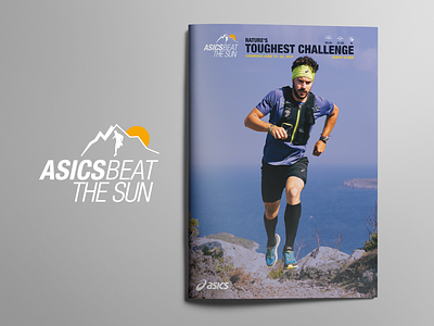 ASICS Beat the Sun 2016 art asics booklet challenge creative marathon posters sport
