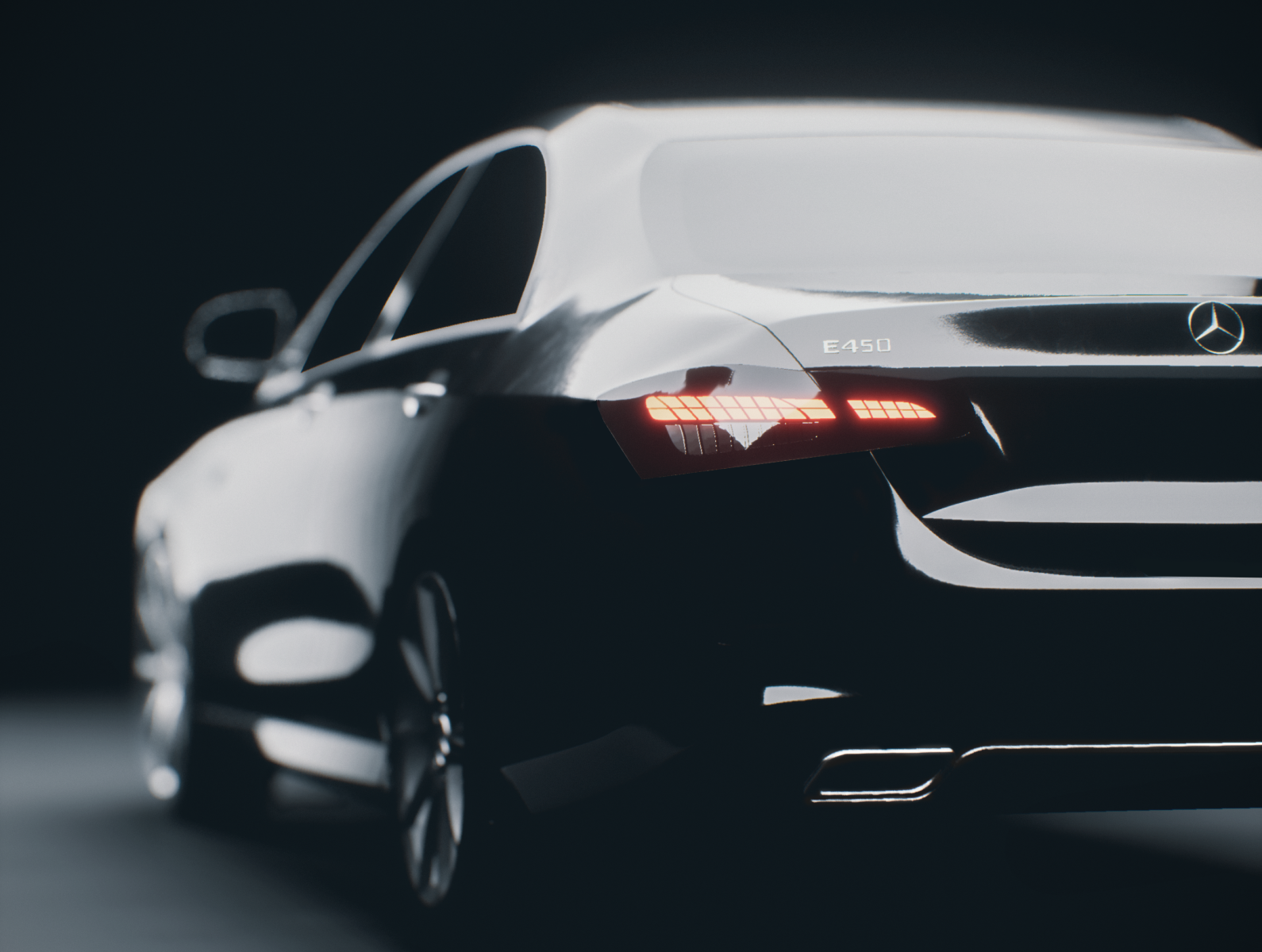 Mercedes Benz E Class 21 Back By Ali Sayed Ali On Dribbble