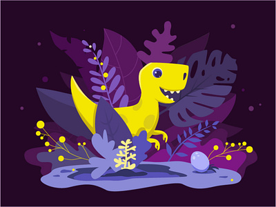 dinosaur illustration vector