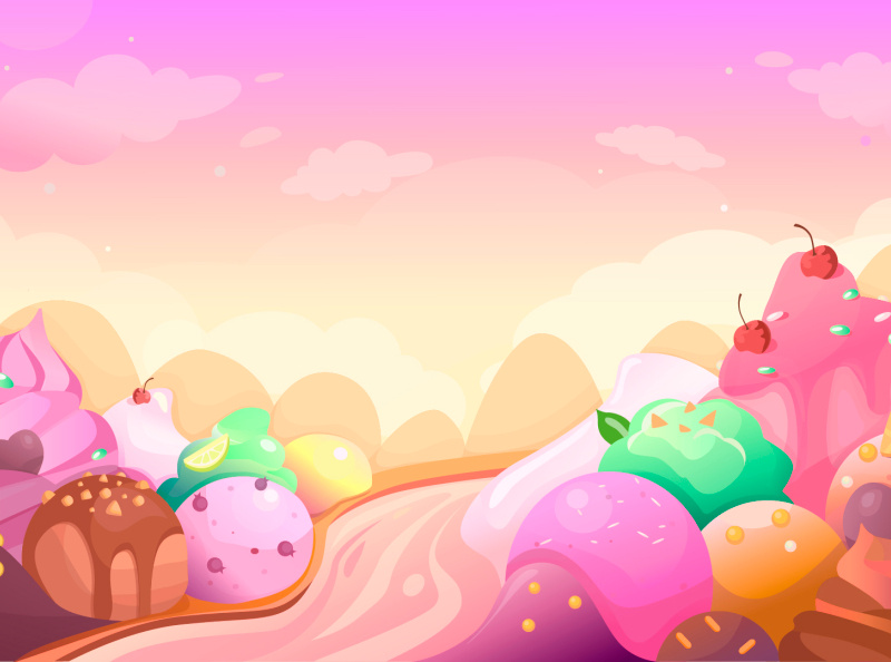 Ice Cream By Гонтарева Наталья   иллюстратор On Dribbble