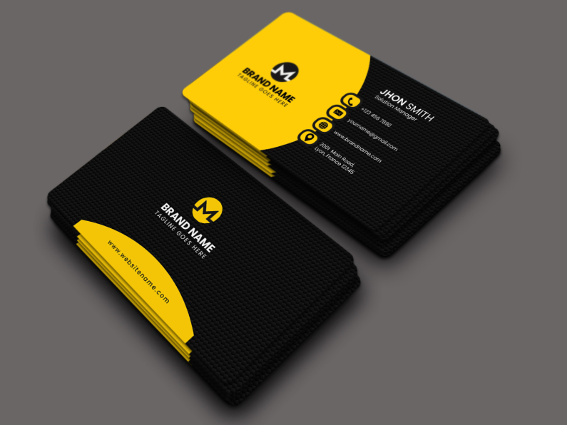 Business Card by Tashmiah Noor on Dribbble