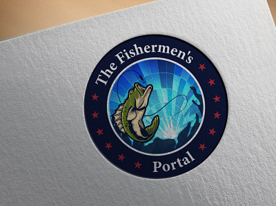 Logo Design fish logo fishing fishing logo hunting logo logo logo design logos logotype
