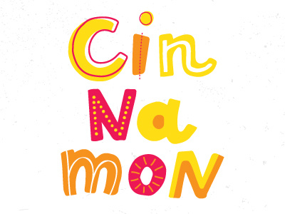 Cinnamon handlettering lettering typography