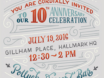 Details aarch hallmark handlettering invitation lettering