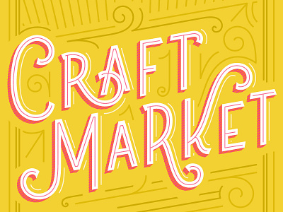 Craft Market aiga craft kansas city kc lettering market typography