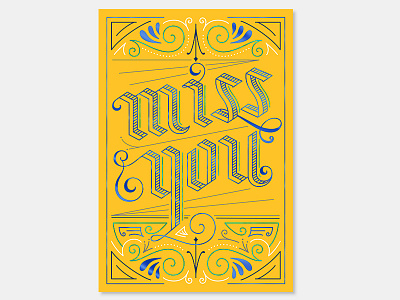 Miss You greeting cards illustration lettering lines love miss you