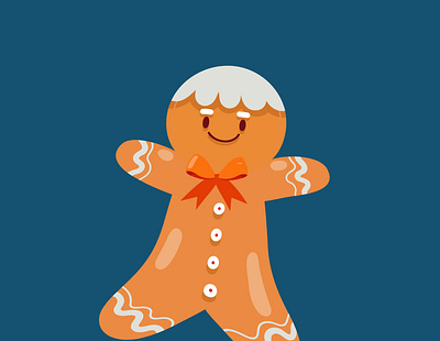 gingerbread design icon illustration vector