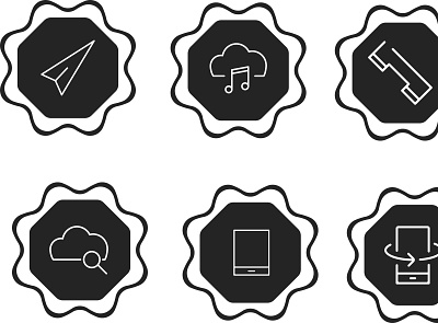 icon black and white design icon illustration vector