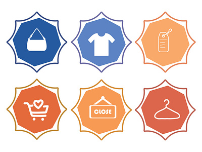 icon shop design icon illustration vector