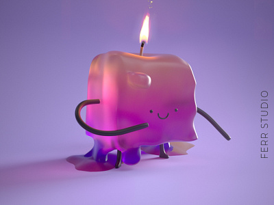 Scattering Candle Boy