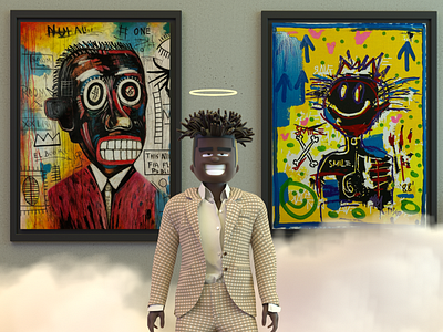 Jean-Michel Basquiat : A last exposition in paradise 3d 3d artist character people