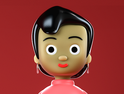 Free 3D mockup 3d 3d art bitmoji c4d character characterdesign design emoji illustration mockup
